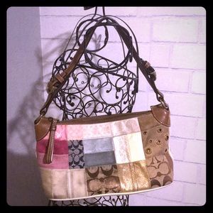 Coach multicolored purse